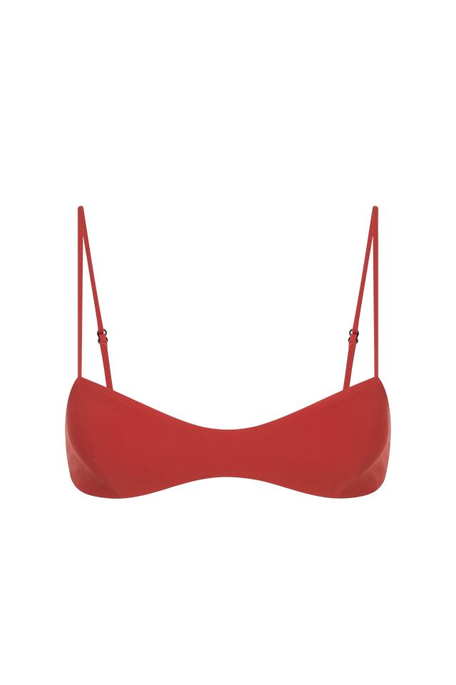 Evora Bikini Top Garnet - Final Sale